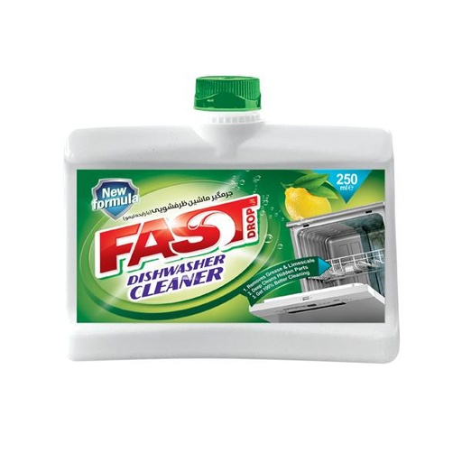جرم گیر لیمویی ماشین 250 میلی لیتر ظرفشویی فست دراپ
